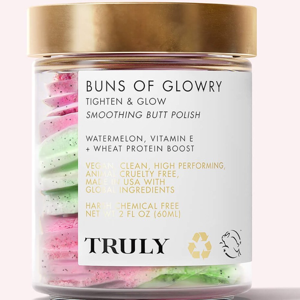 Buns Of Glowry Smoothing Butt Polish  Retexturizing Booty Scrub